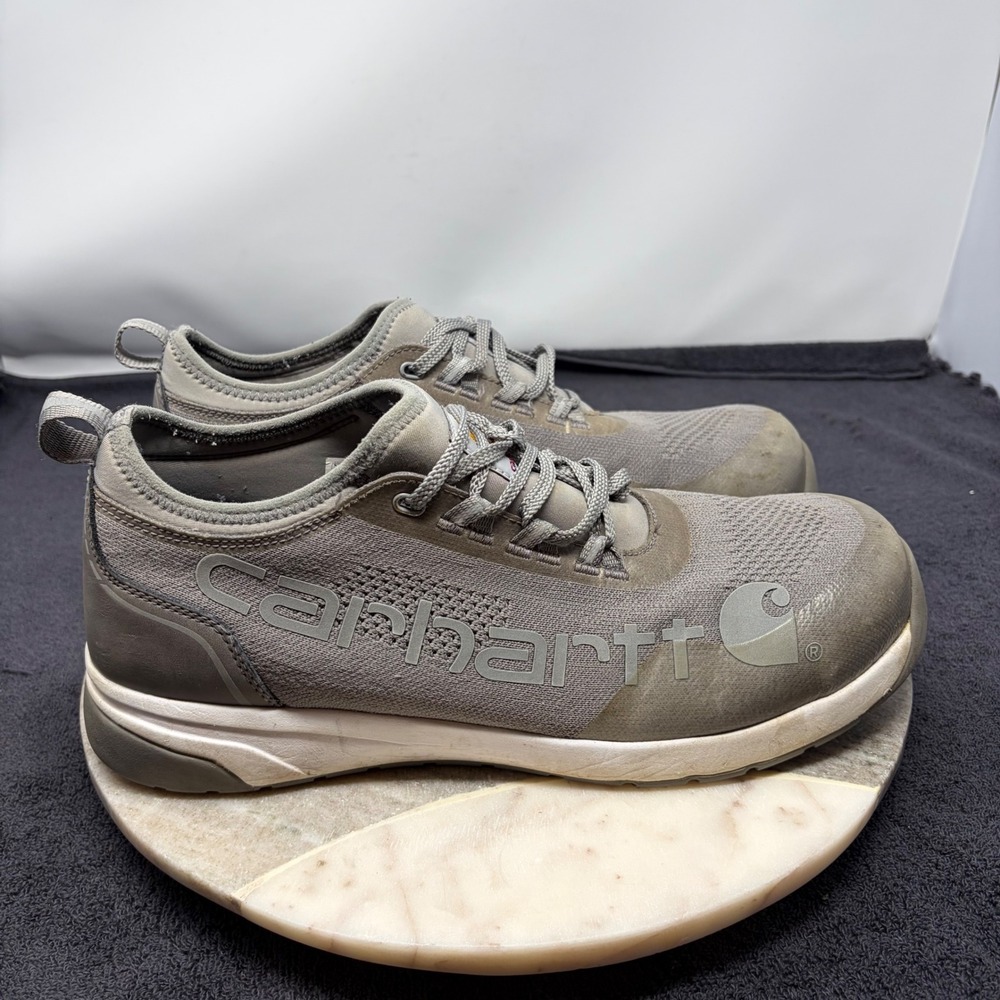 Carhartt Force Men 12 Lightweight Work Shoes Gray Mesh Safety Toe Sneakers